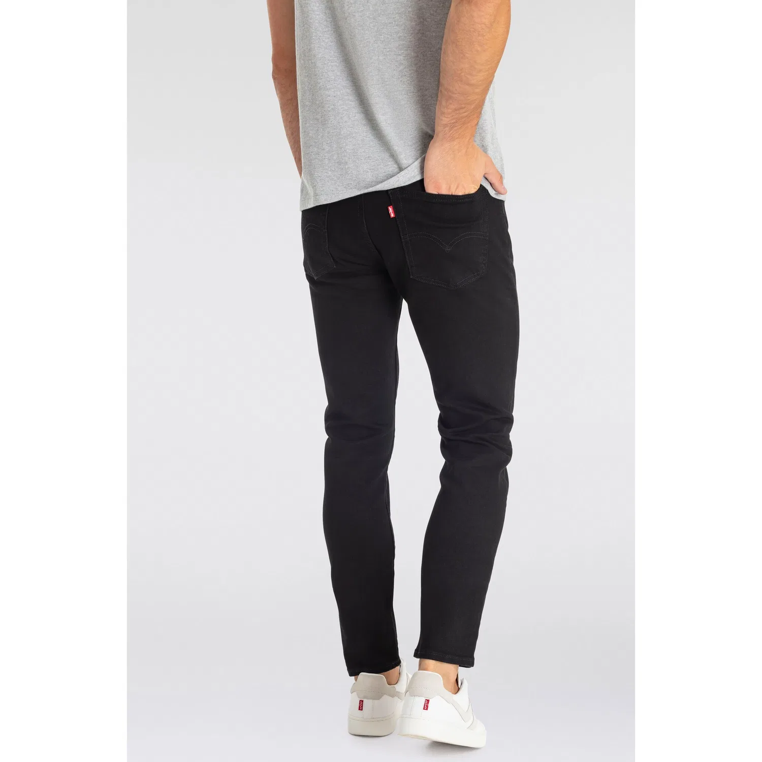 Мужские джинсы скинни-фит с 5-карманным стилем Levi's, Black — фото 2