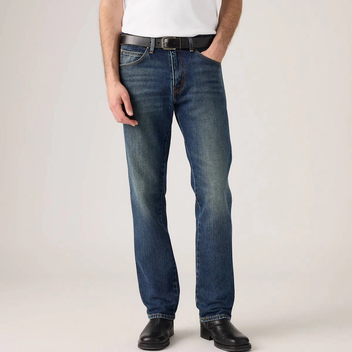 Мужские джинсы 557 Western Straight Levi's, Howdy Partner - Dark Wash — фото 2