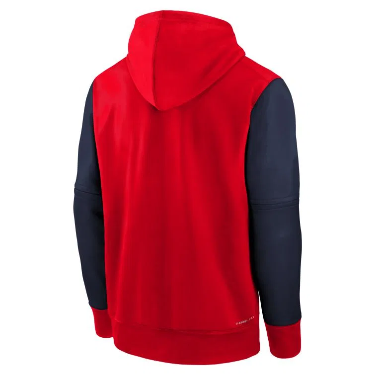 Детское худи с флисовой подкладкой Nike X MLB Fleece lined Red Teenagers, Nike, Los Angeles Angels Red — фото 3