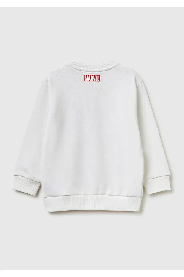 Детское худи для мальчиков с принтом Spiderman United Colors Of Benetton, White — фото 2