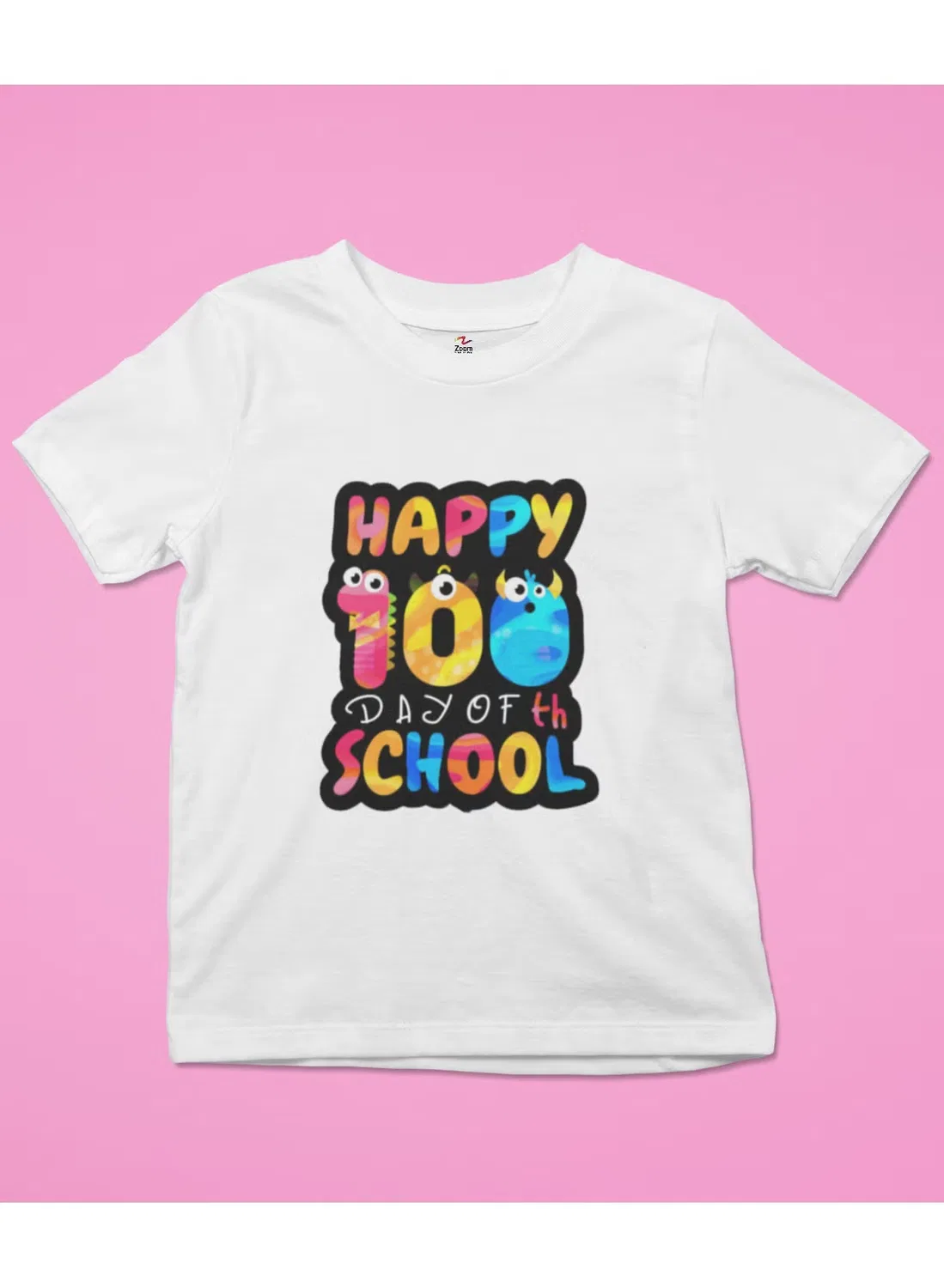 Футболка с принтом 100 days in school graphic Zoom