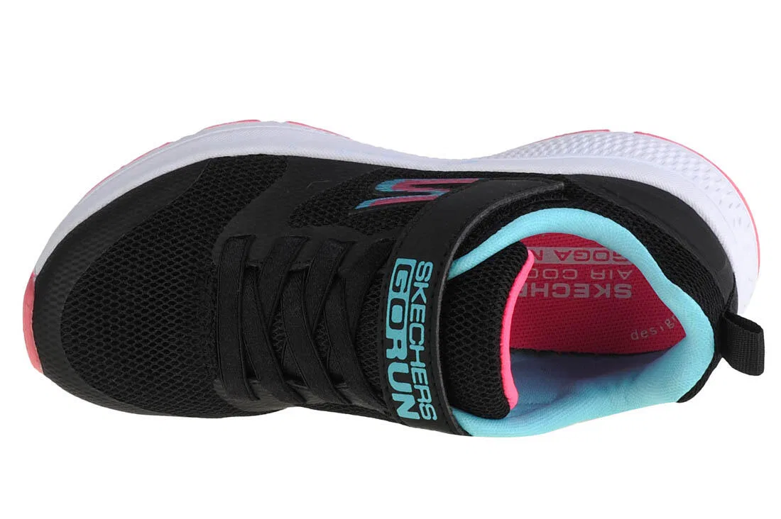 Детские кроссовки для девочек с технологией Air Cooled Goga Mat Skechers Go Run Consistent, Цвет Schwarz — фото 3
