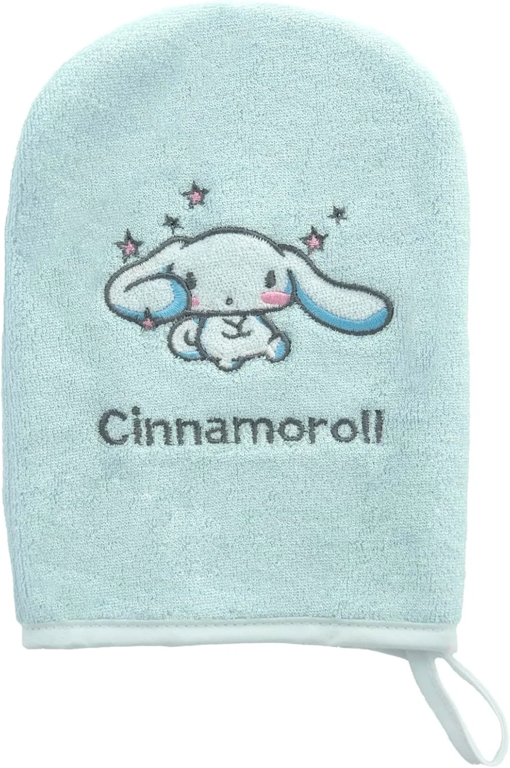 Ватная перчатка для умывания Cinnamoroll, Beauty in the air, 1 шт, 22x14 см, Синий — фото 2