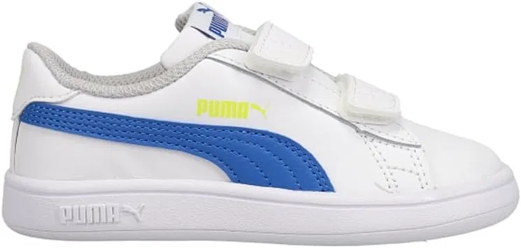 Детские кожаные кроссовки для мальчиков Smash V2 PUMA, Blue