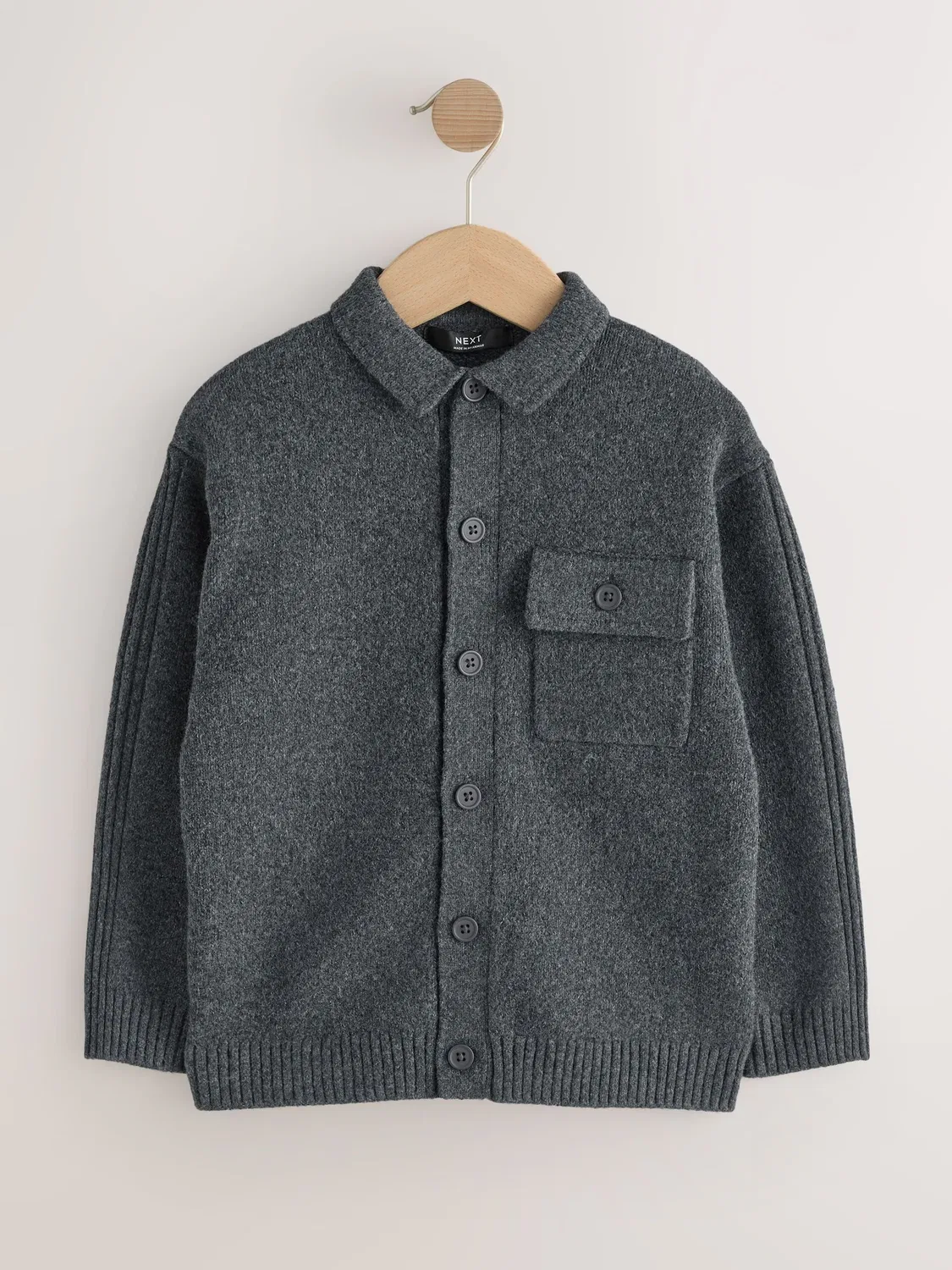 Кардиган вязаный, Charcoal Grey Next