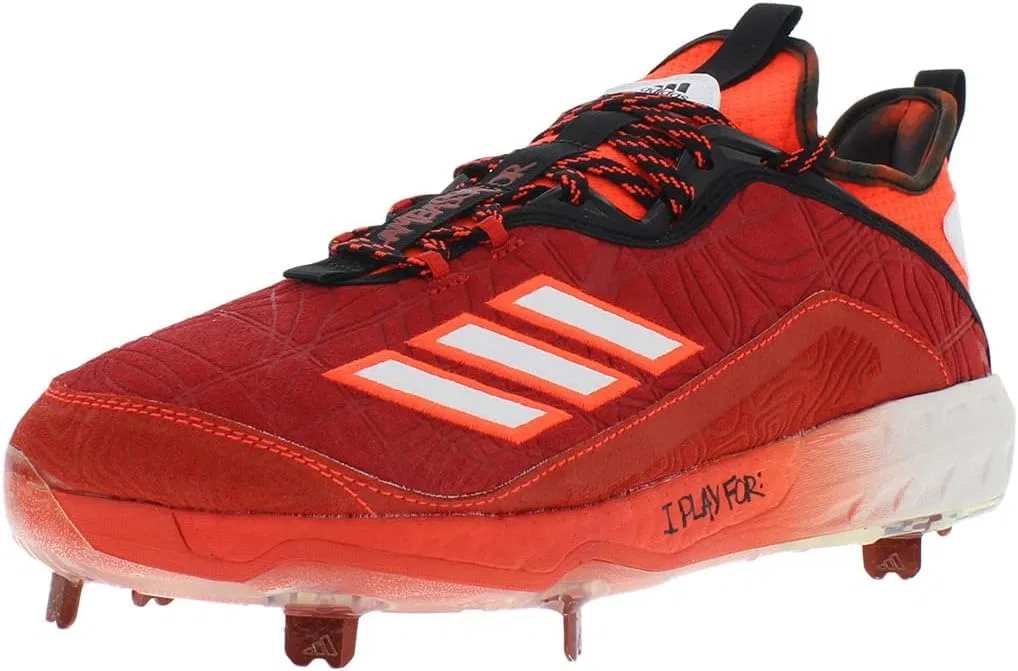 Детские кроссовки на шнуровке с полосками Adidas Superstar, Красный