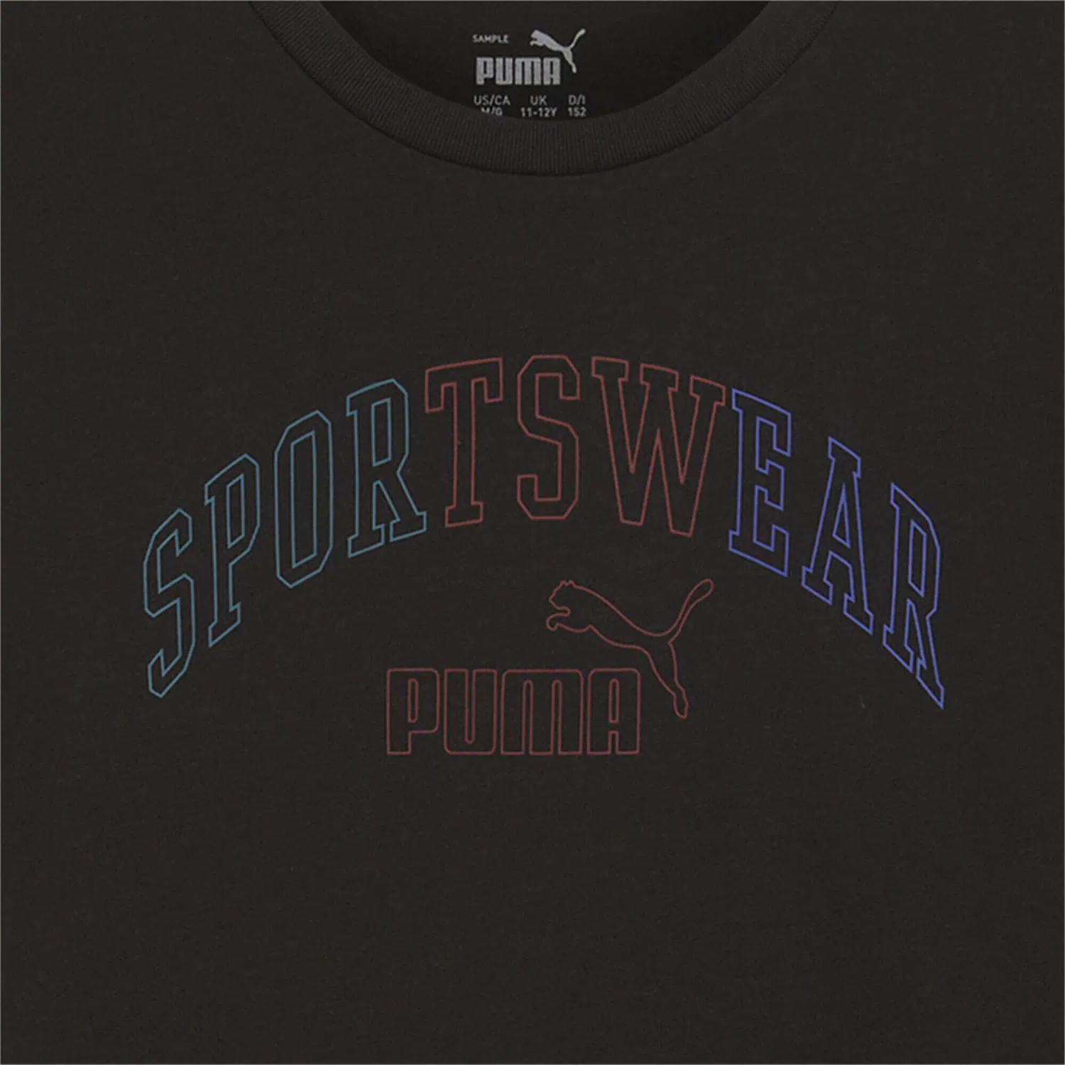 Детская футболка с графическим принтом ESS+ LOGO LAB Graphic II Puma, Черный — фото 3