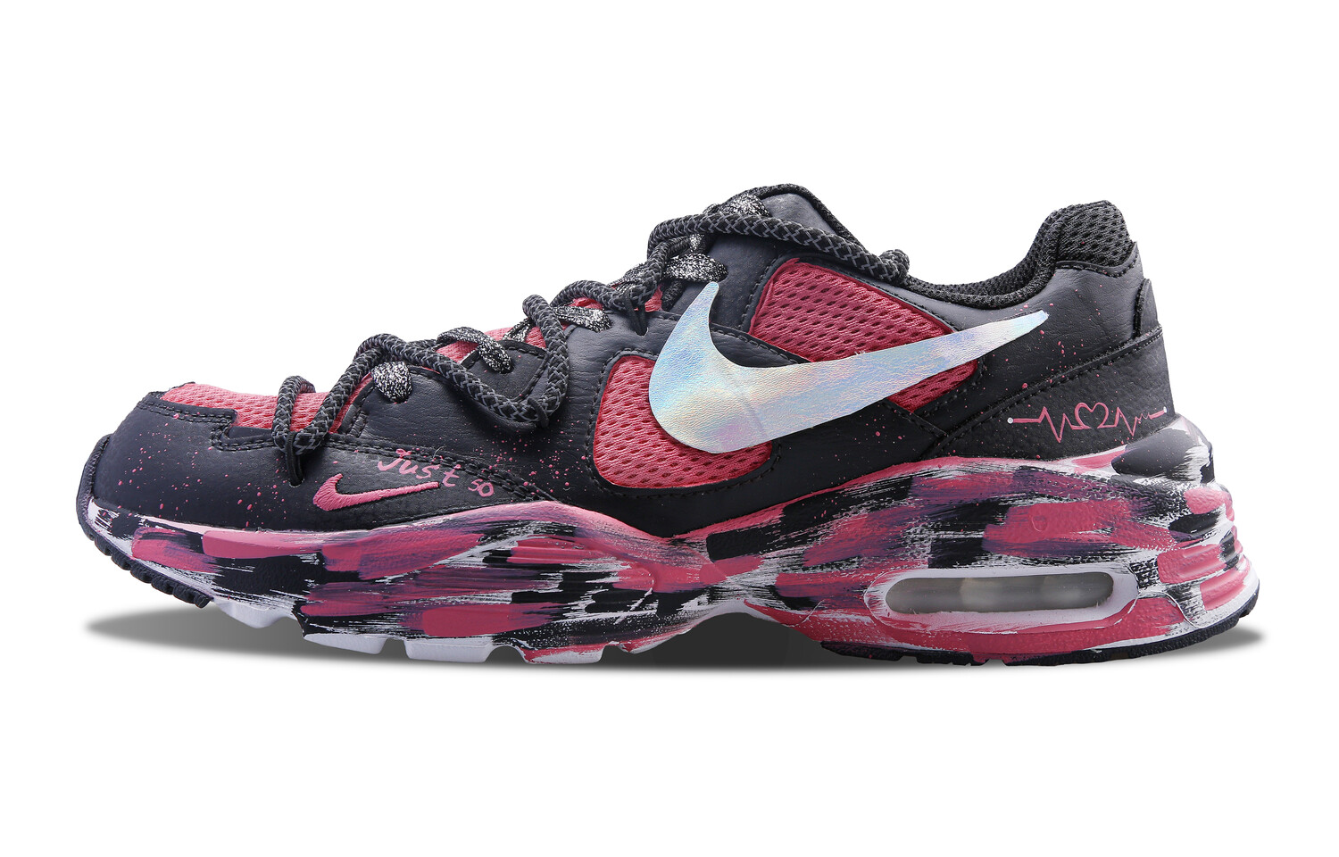 

Кроссовки Air Max Fusion женские с низким верхом розового цвета Nike