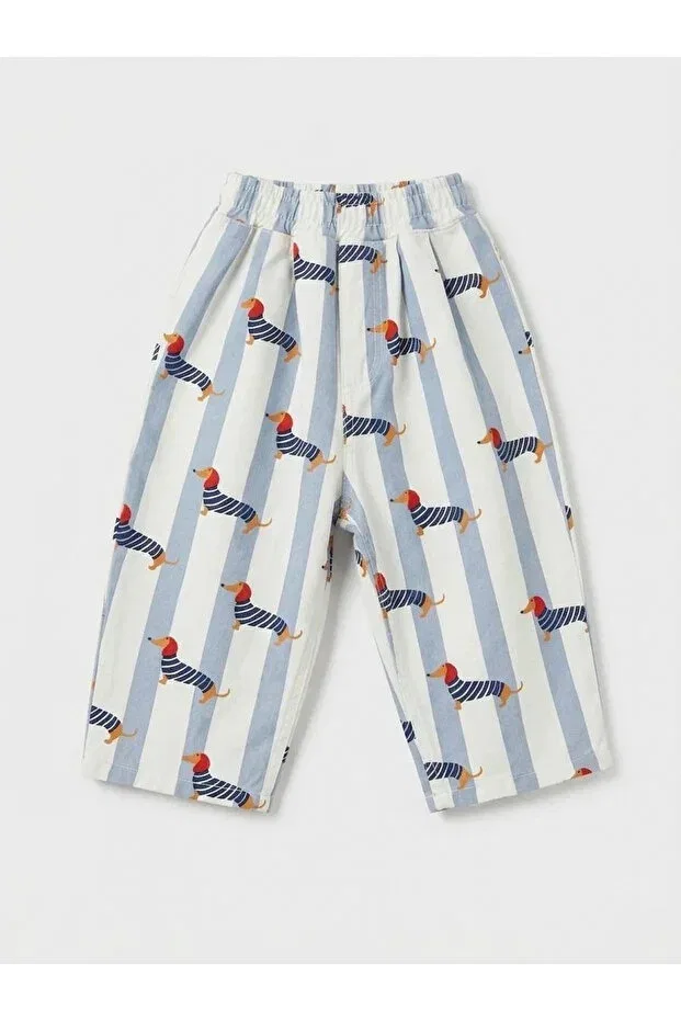 Детские брюки для девочек с принтом Balloon Pants Kidmark Çocuk Modası, Multicolor — фото 2