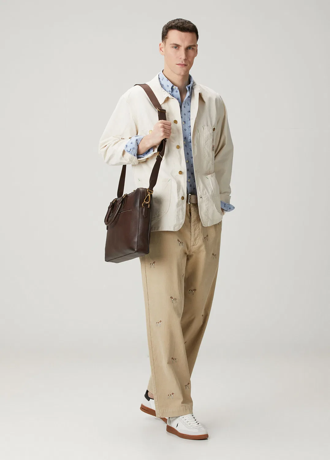 Рубашка Classic Oxford с рисунком Polo Ralph Lauren, blue — фото 2