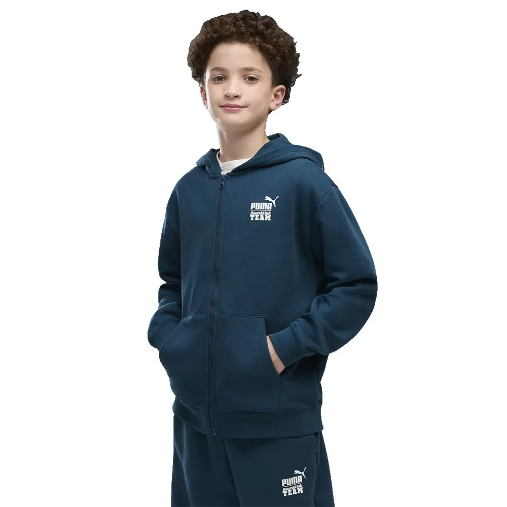 Детское худи для мальчиков с капюшоном MID90s Relaxed Puma, Blue