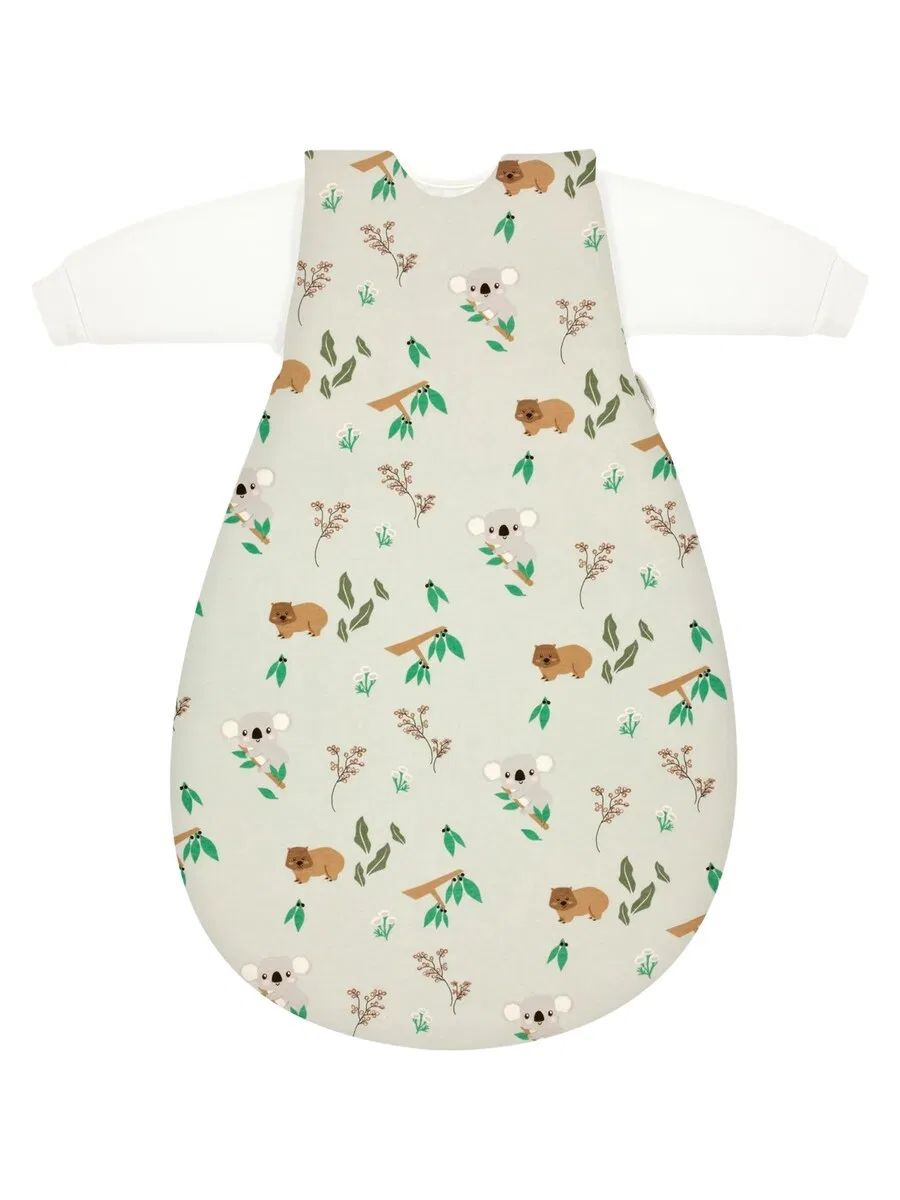 Спальный мешок ALVI 'Schlafsack Baby-Maxchen 3-teilig Bio-Baumwolle' светло-зеленого цвета — фото 2