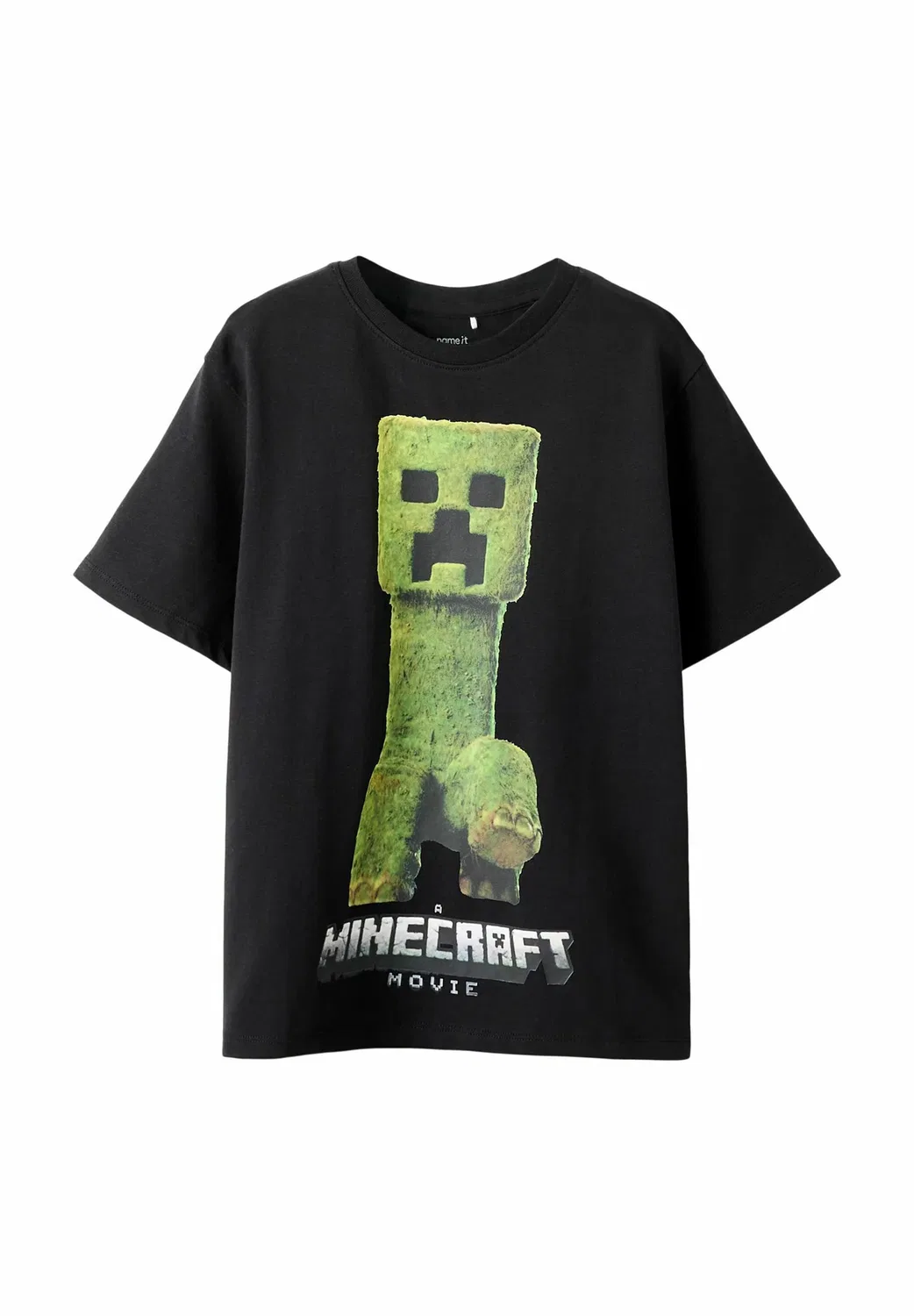 Футболка с принтом Minecraft Name It, Black