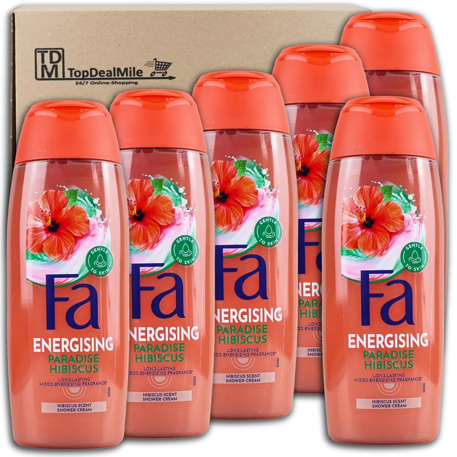 Гель для душа FA Energising Paradise Hibiscus, 6 x 250 мл, TopDealMile