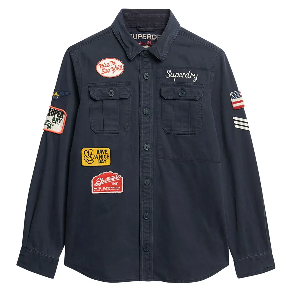 Футболка с длинным рукавом Scou Superdry, синий — фото 2