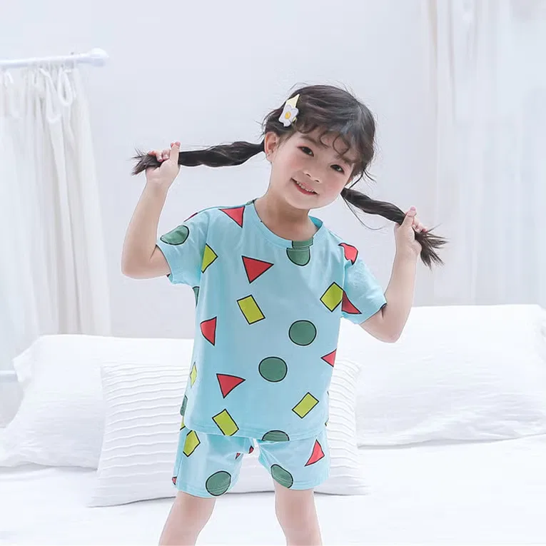Пижамный комплект с принтом Crayon Shin-chan General, розовый — фото 3
