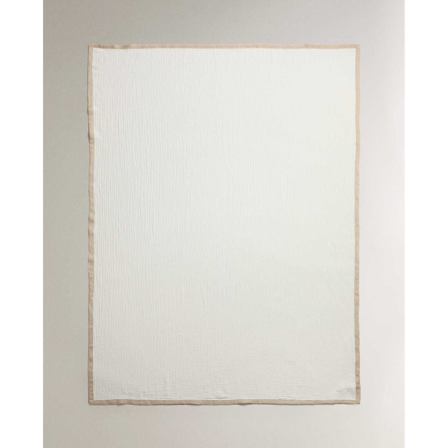 

Плед Zara Home Textured Cotton Muslin Linen