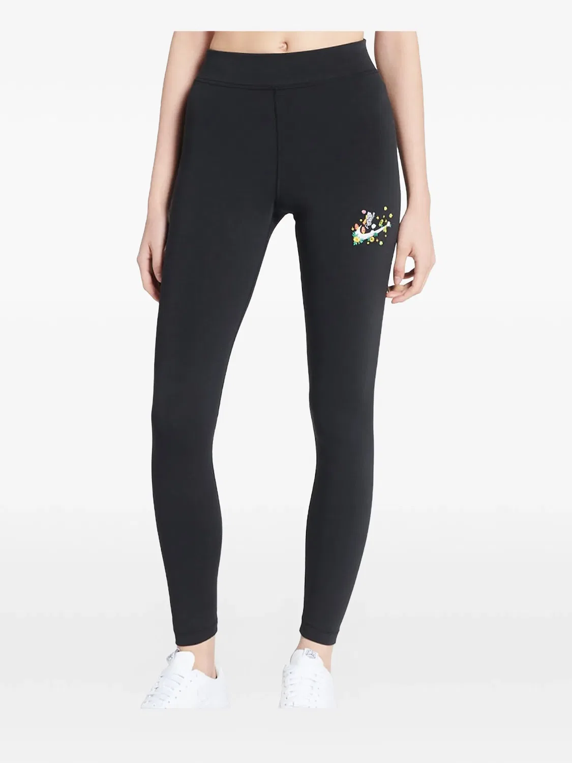 Леггинсы Dri-fit Swoosh Run 7/8 Nike, черный