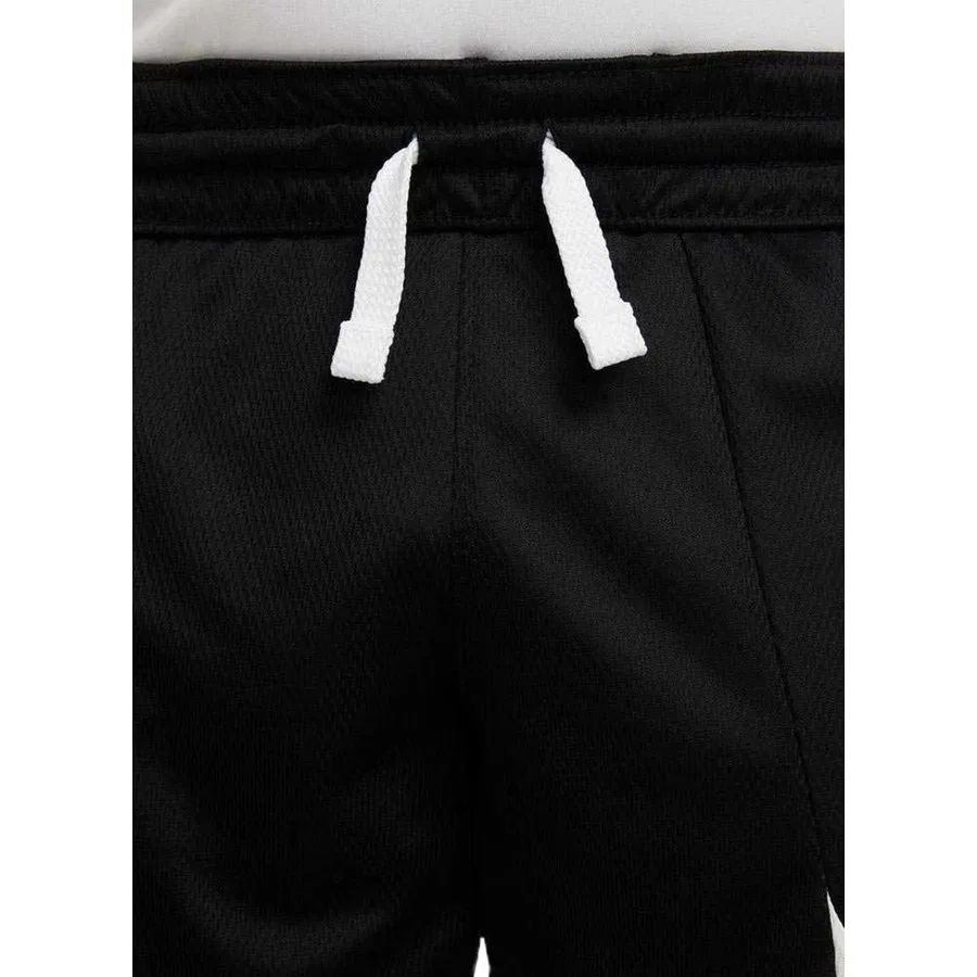 Детские спортивные шорты с принтом Nike DM8186-010, S, Черно-серо-серебристый — фото 3