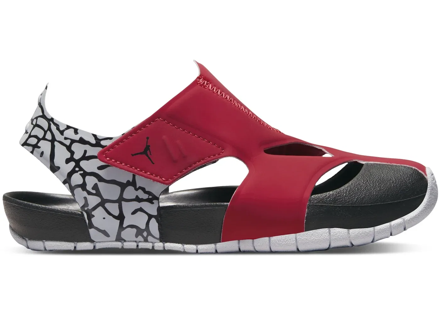Детские сандалии-слайды Jordan Flare Jordan, Gym Red/White/Black