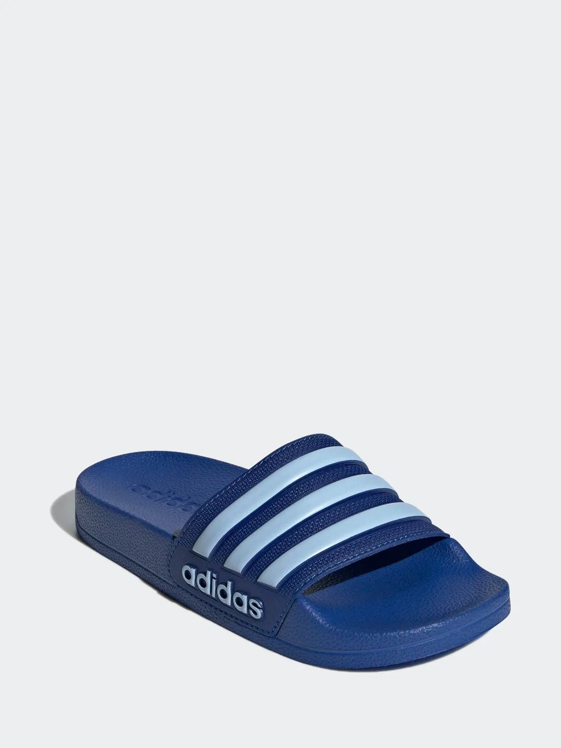 Сандалии-слайды Adilette Kids adidas, синие — фото 3