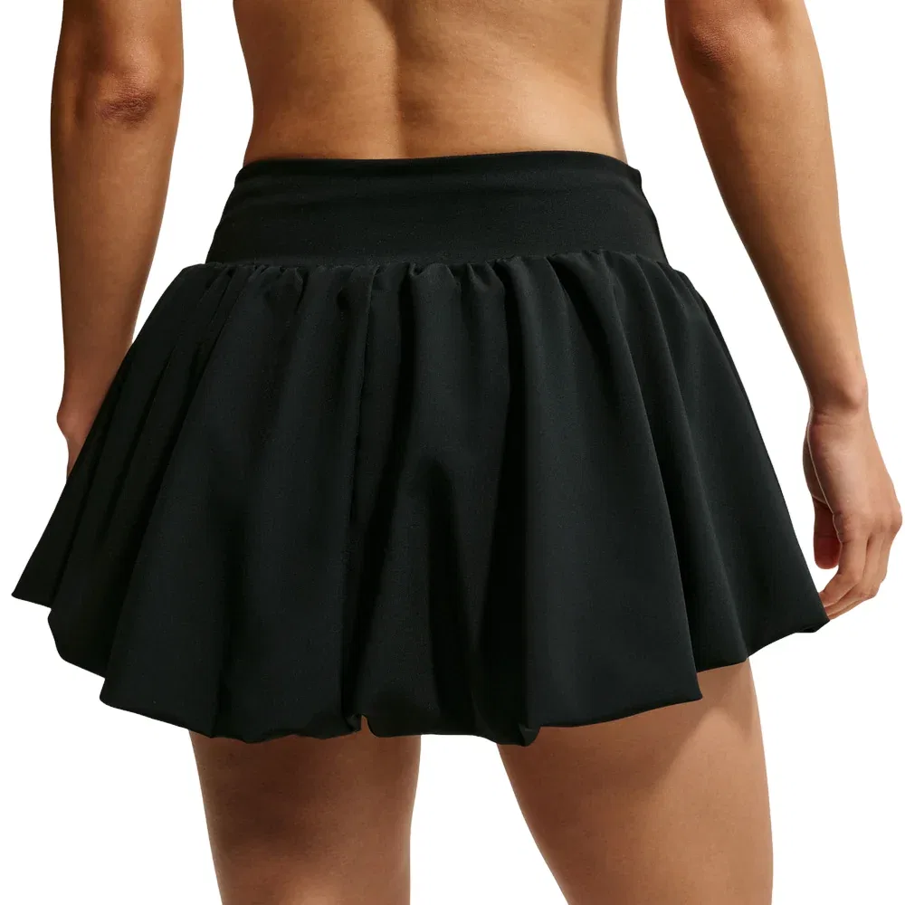 Женская юбка One Dry Fit 2-in-1 Bubble Skirt Asia Sizing 'Black' Nike, черный — фото 4
