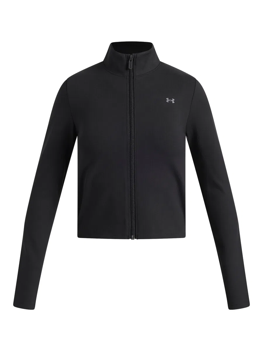 Спортивная толстовка на молнии UNDER ARMOUR 'Motion' черного цвета