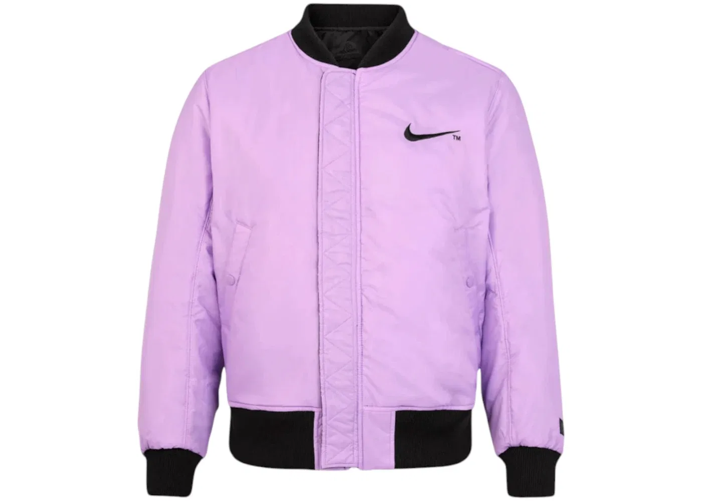 Мужская куртка-бомбер двусторонняя Nike Tottenham Hotspur 2023/24, Black/Violet Star — фото 2