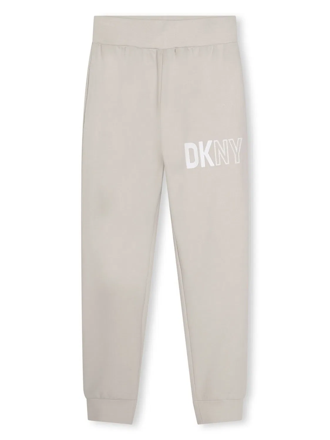 Спортивные хлопковые штаны с логотипом DKNY, нейтральные