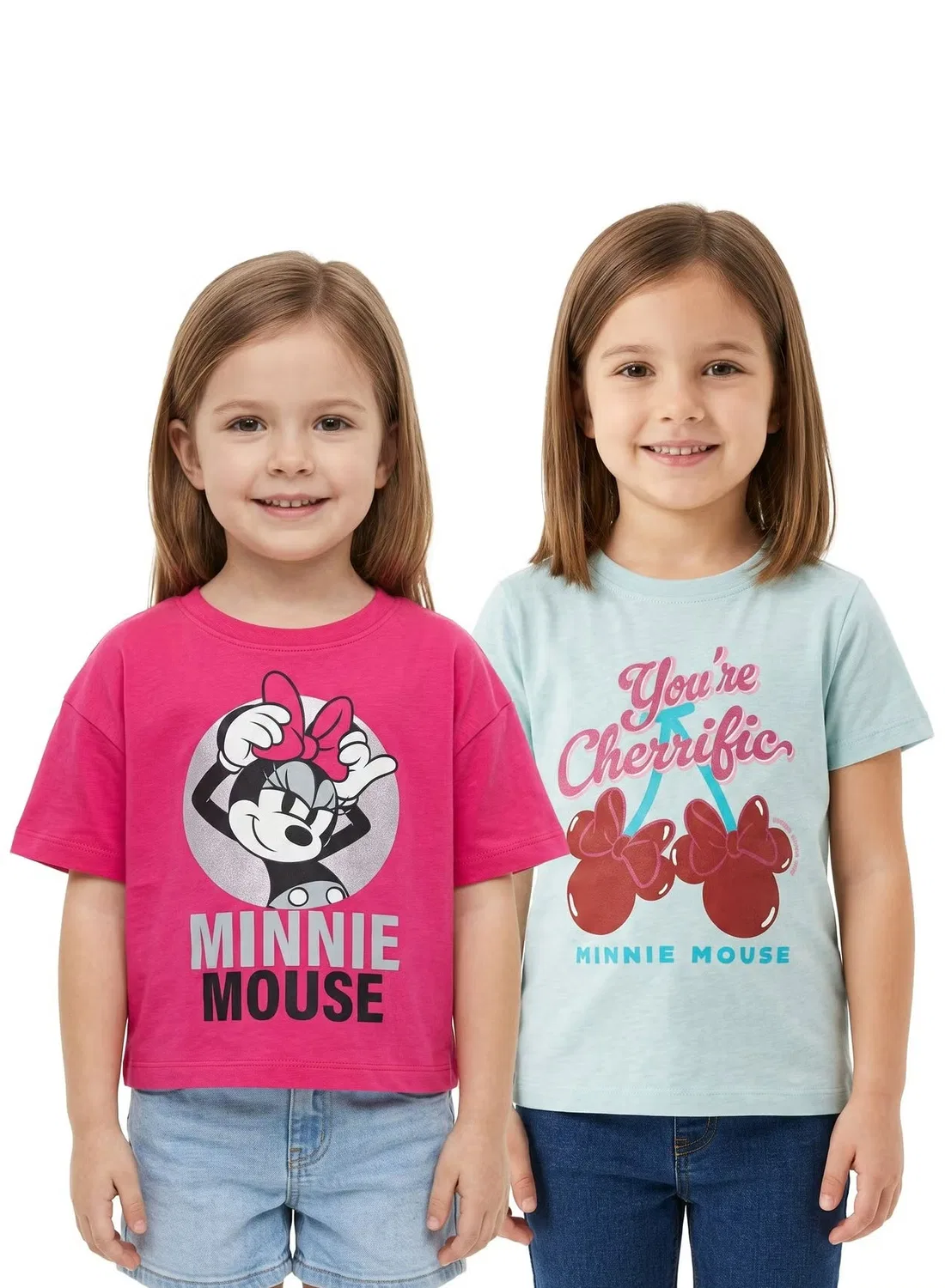 Комплект футболок с принтом Minnie Mouse Disney, мультиколор