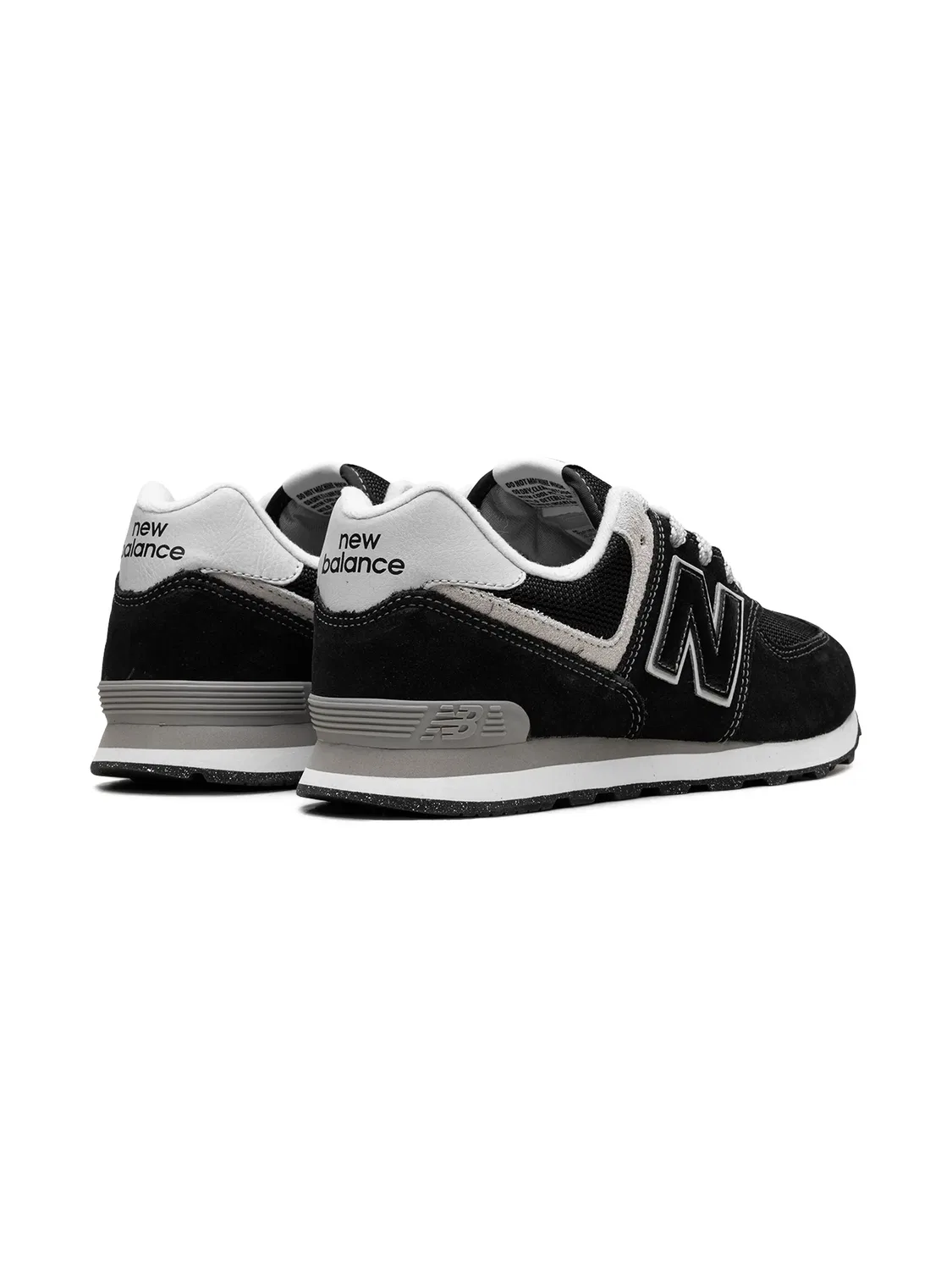 New Balance Кроссовки 574 GS "Core Pack - Черный Белый" — фото 4