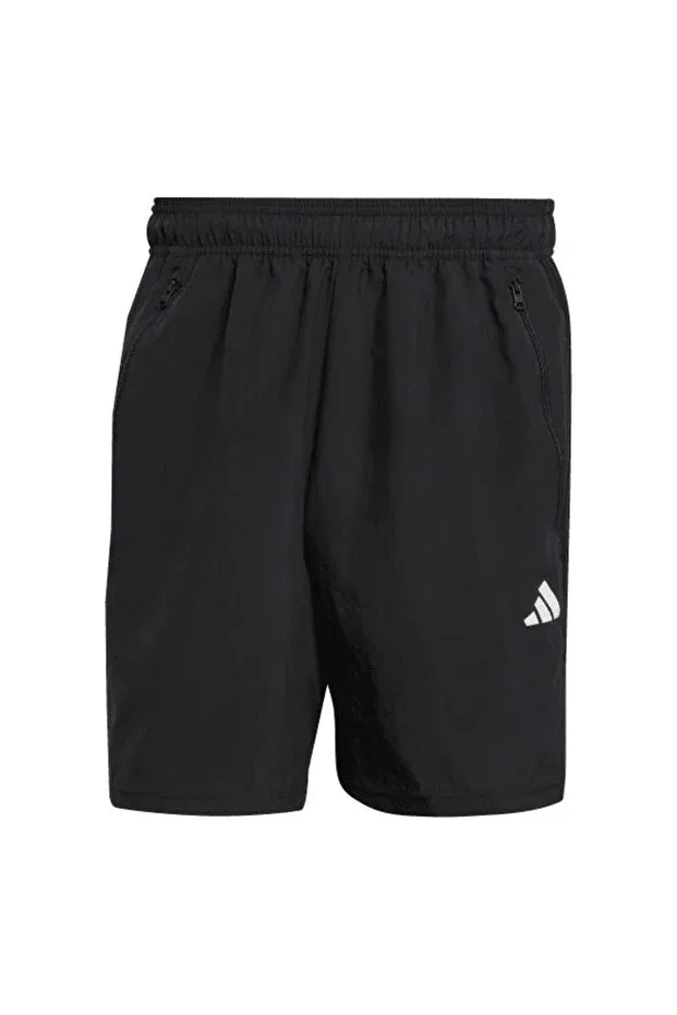 Мужские шорты для тренировок с принтом Adidas, Black / White — фото 2