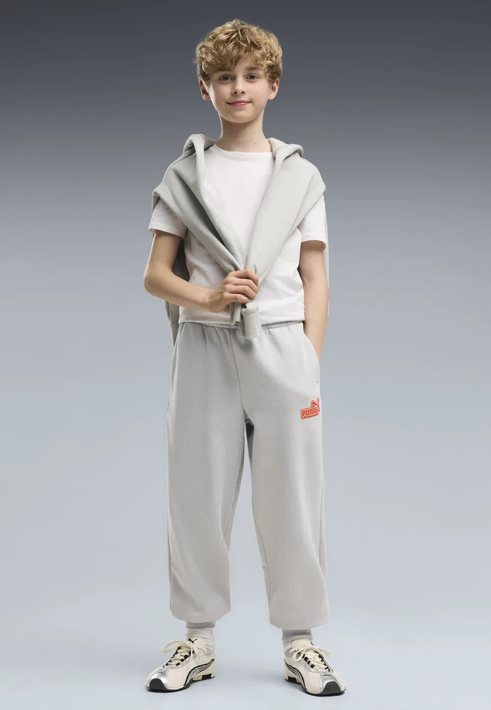 Спортивные штаны Essentials logo lab relaxed jogginghose - tracksuit bottoms Puma, Gray Echo
