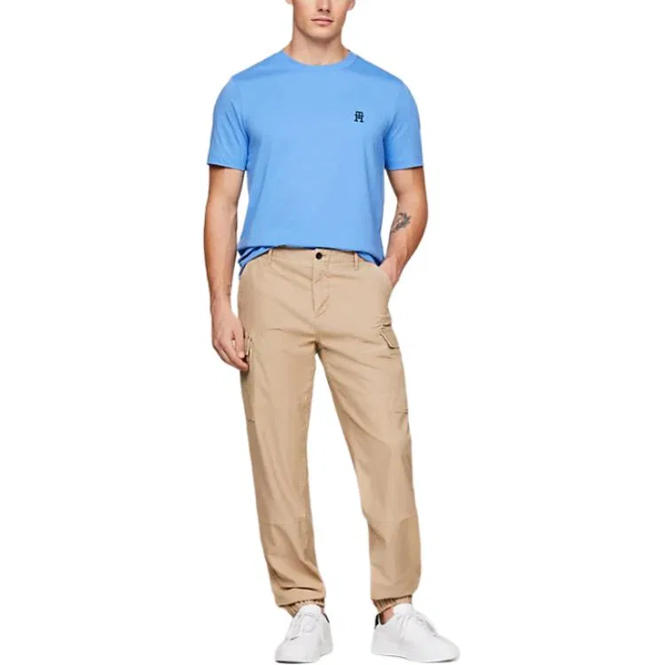 Мужская футболка с вышивкой Monogram Tommy Hilfiger, Blue — фото 3