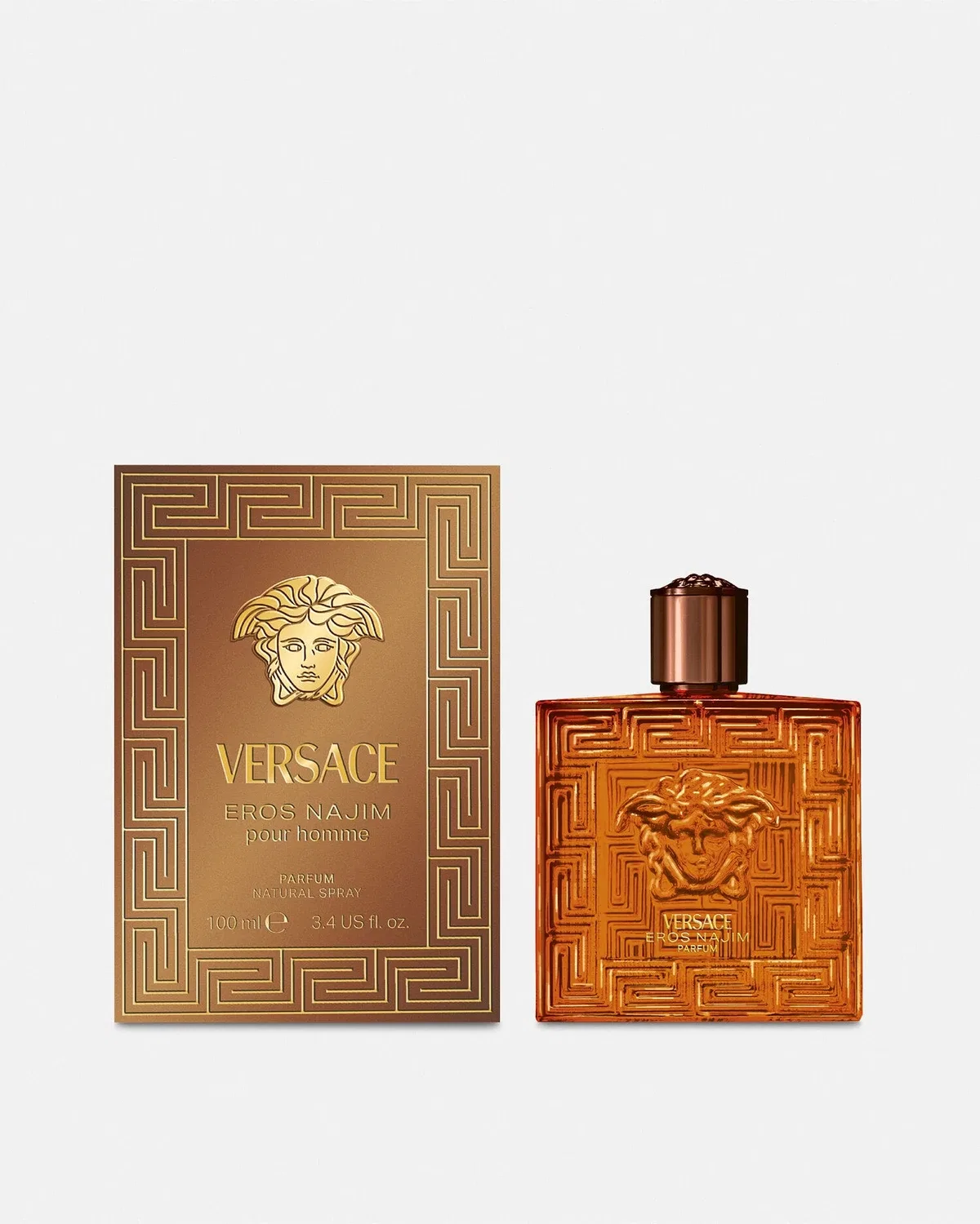 Парфюмерная вода Versace Эрос Найим 100 мл, коричневый — фото 2