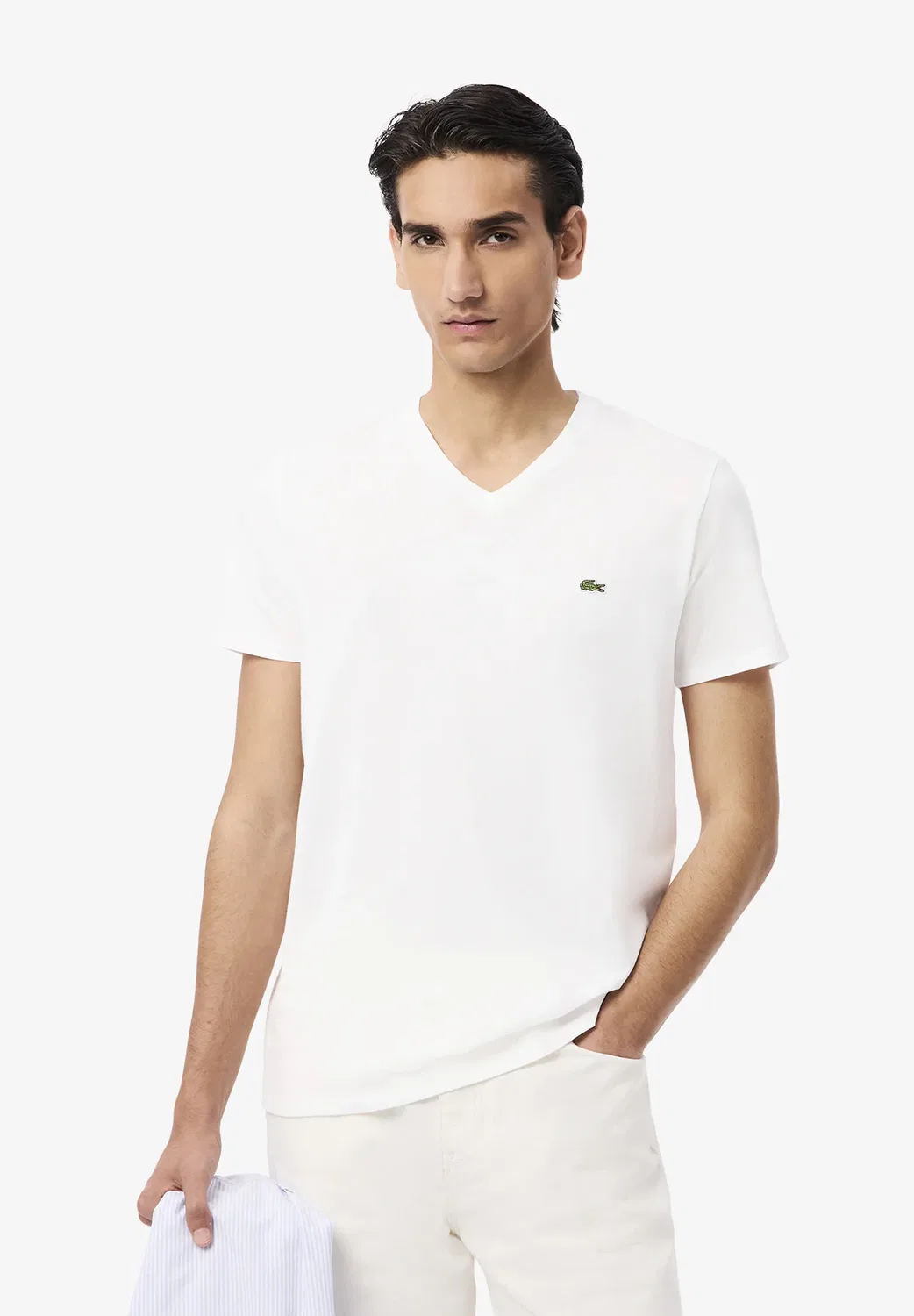Простая футболка Lacoste, Blanc