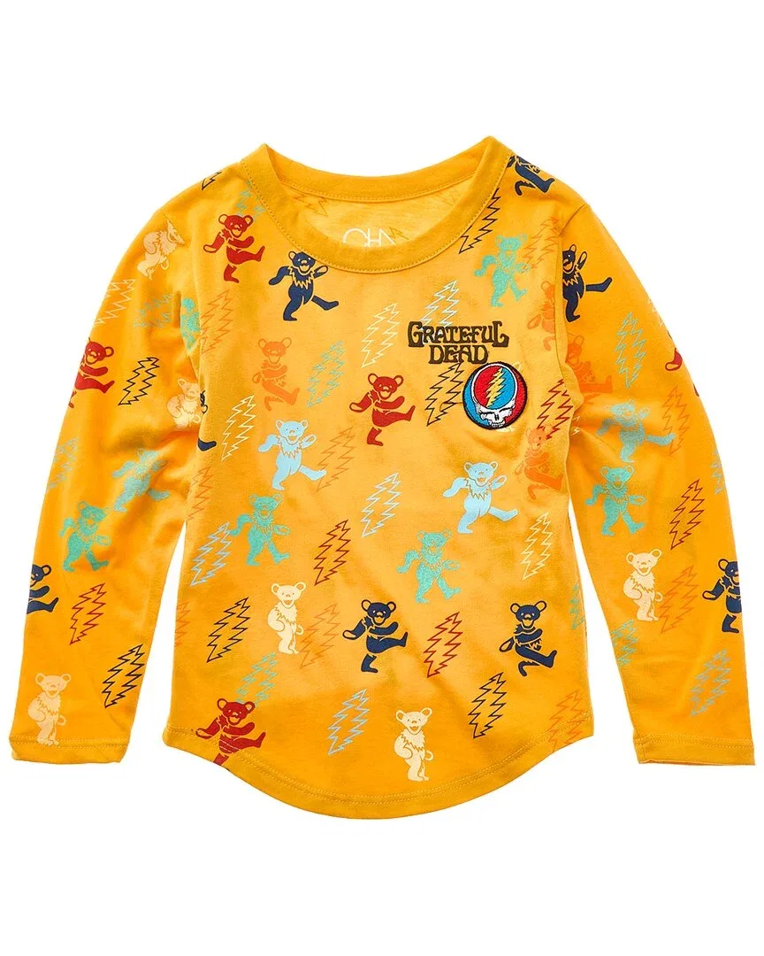Детская футболка для мальчиков с принтом Chaser Graphic Shirt, желтый — фото 2