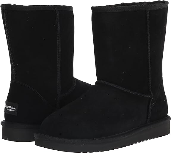 Женские ботинки Ugg Koola Koolaburra короткие зимние, черный — фото 2