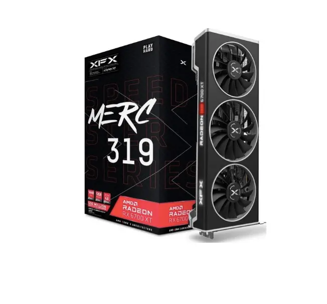 

Видеокарта XFX Speedster MERC 319 AMD Radeon RX 6700 XT, 12Gb RX-67XTYTBDP