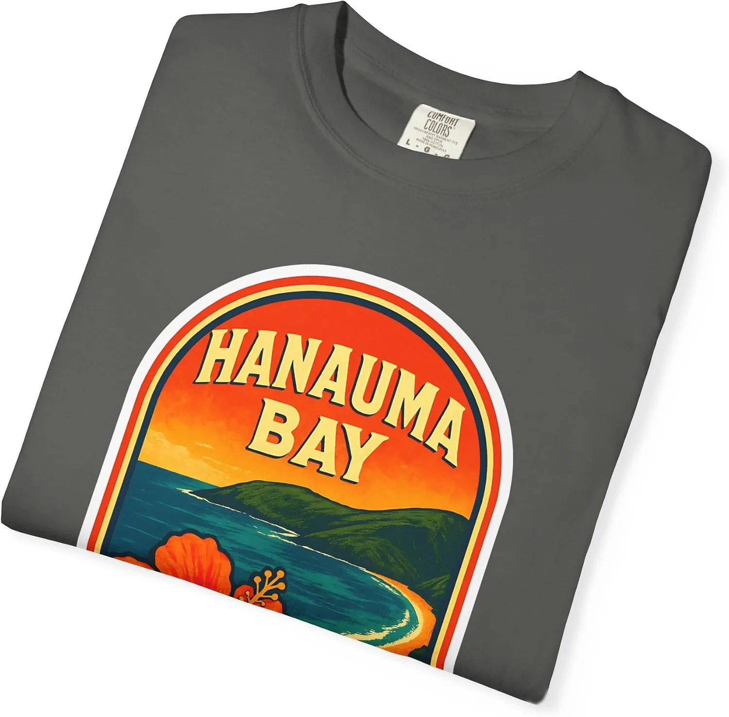 Футболка с принтом Hanauma Bay Comfort Colors, Pepper — фото 4