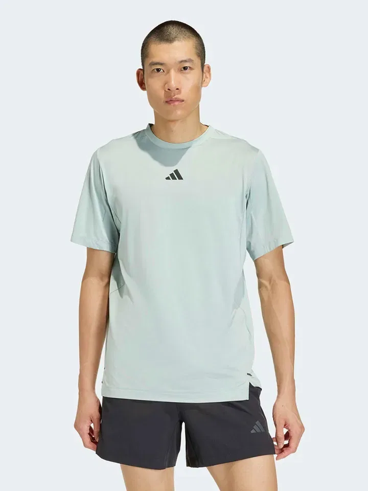 Функциональная футболка с коротким рукавом Adidas, голубой
