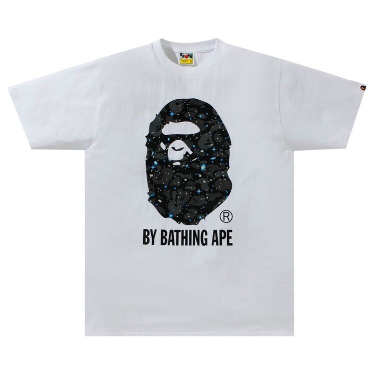 

Футболка BAPE Space Camo By Bathing Ape Tee 'White', белый