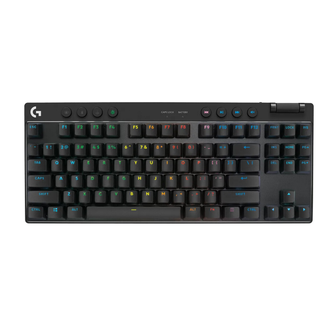 Клавиатура игровая Logitech G PRO X TKL Lightspeed, Linear (GX Red), черный, английская раскладка — фото 2