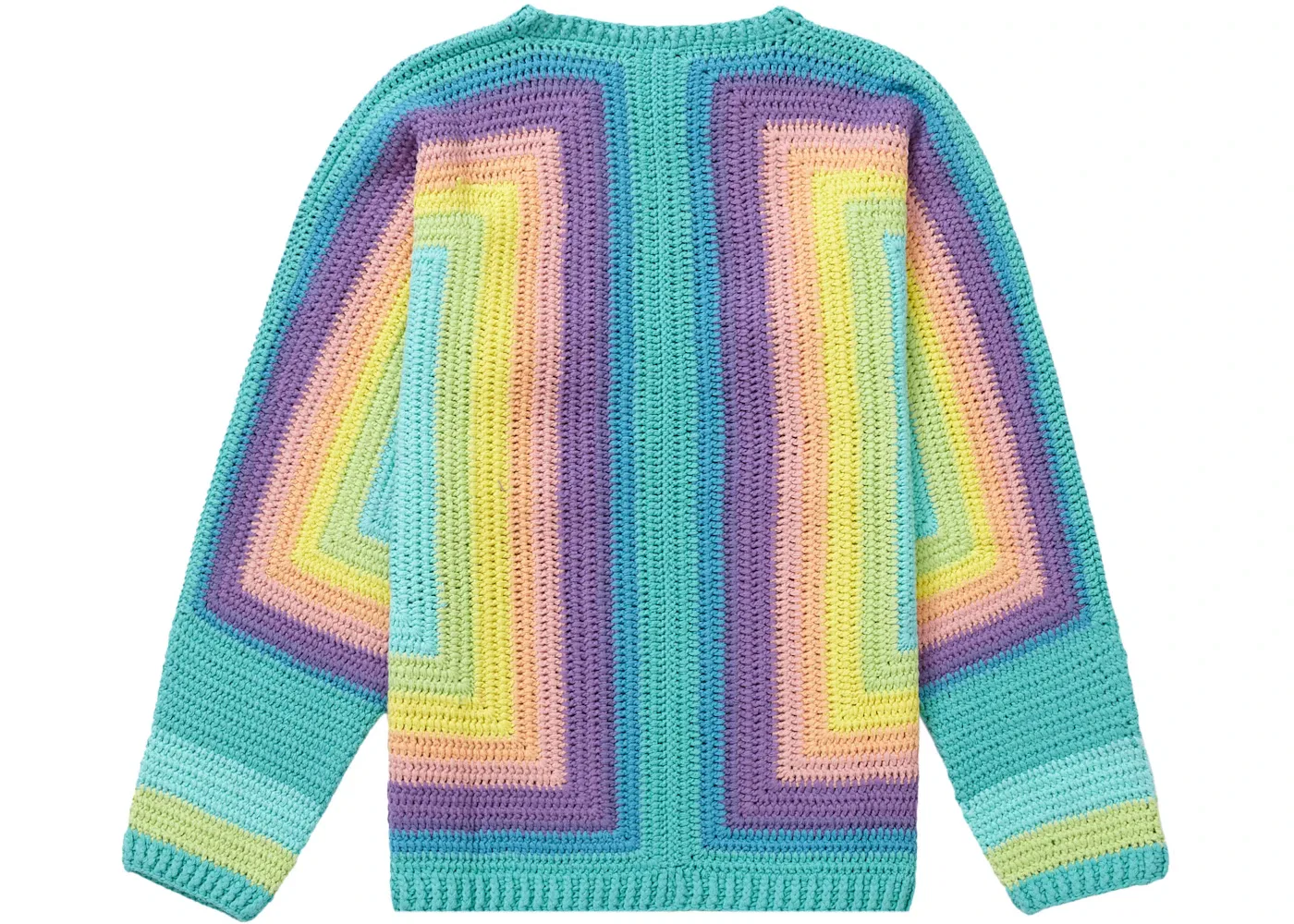 Мужской свитер ручной вязки Supreme, Multicolor — фото 2