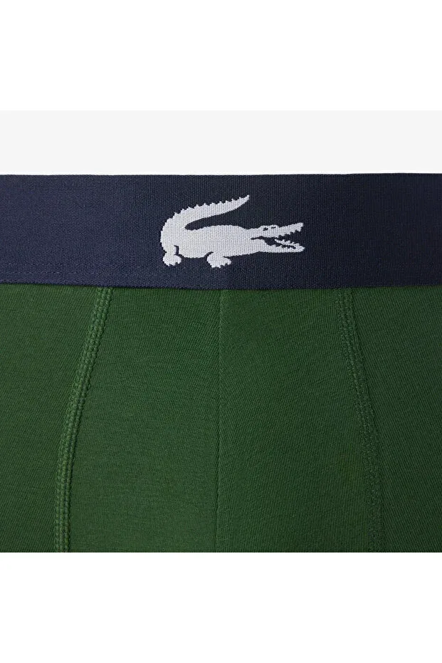 Боксеры мужские Lacoste с принтом, комплект из 3 шт., разноцветные — фото 2
