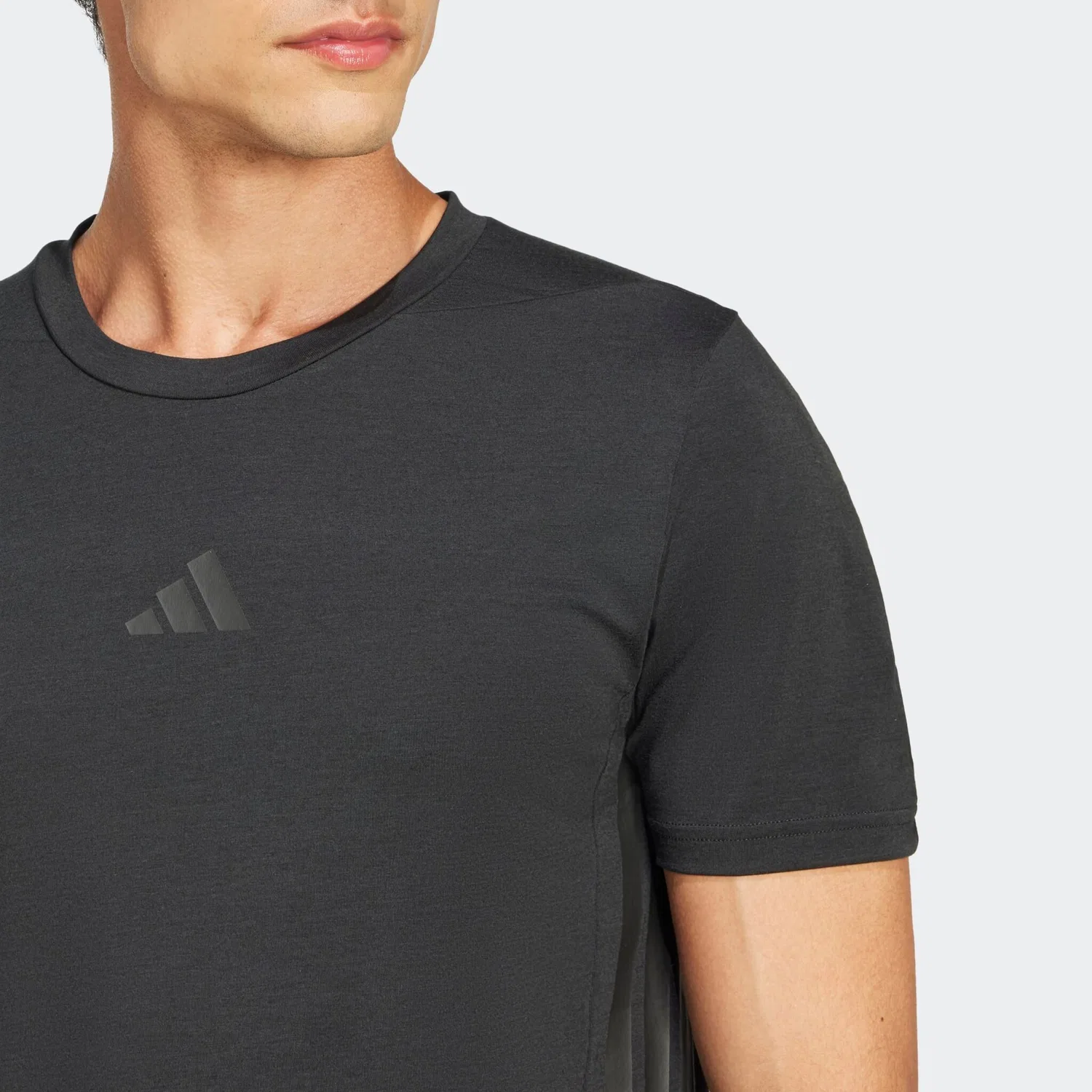 Мужская тренировочная футболка с технологией CLIMACOOL Adidas Performance, Black — фото 3