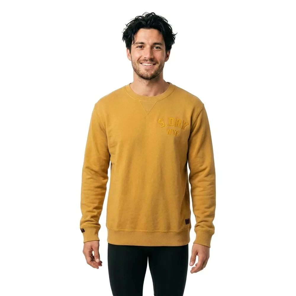 Свитшот Vintage Athletic Tonal Crew Superdry, коричневый — фото 3