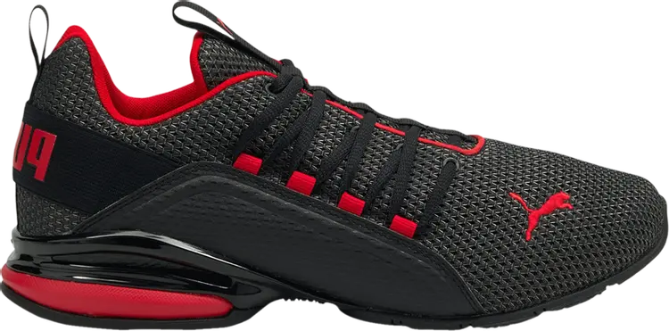 

Кроссовки Puma Axelion LS Black High Risk Red, черный