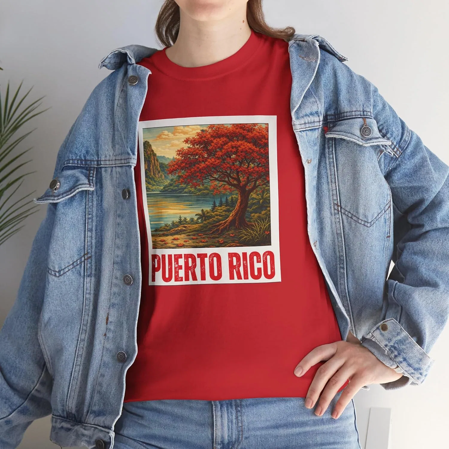 Женская футболка с принтом Benito Music Bowl Graphic Tee, красный — фото 2
