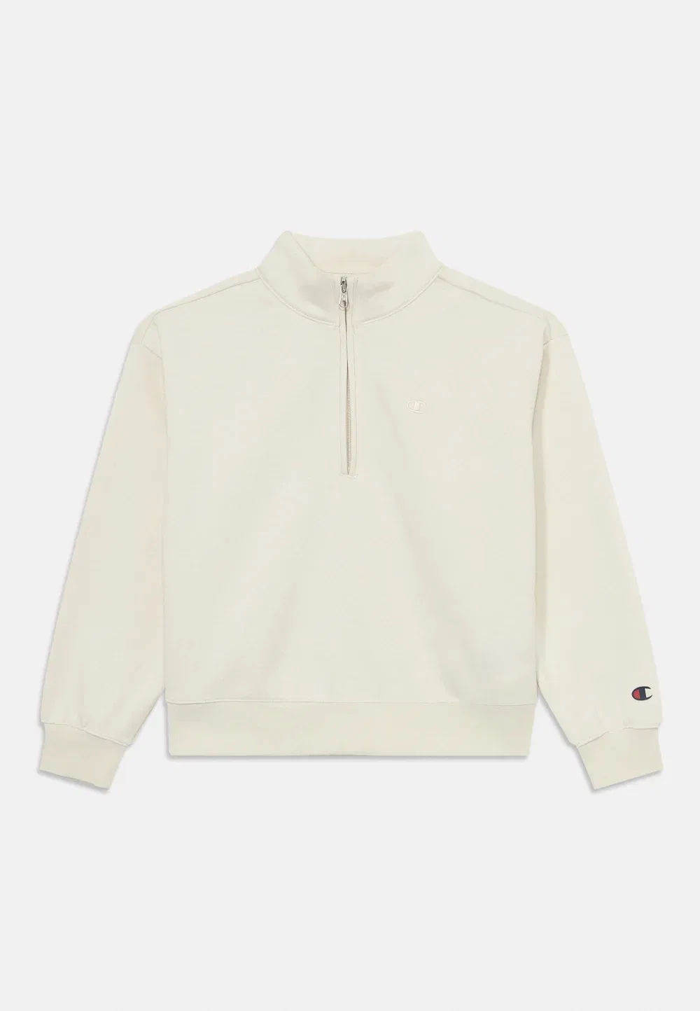 Толстовка Icons с застежкой-молнией до середины груди Champion, Off-White — фото 4